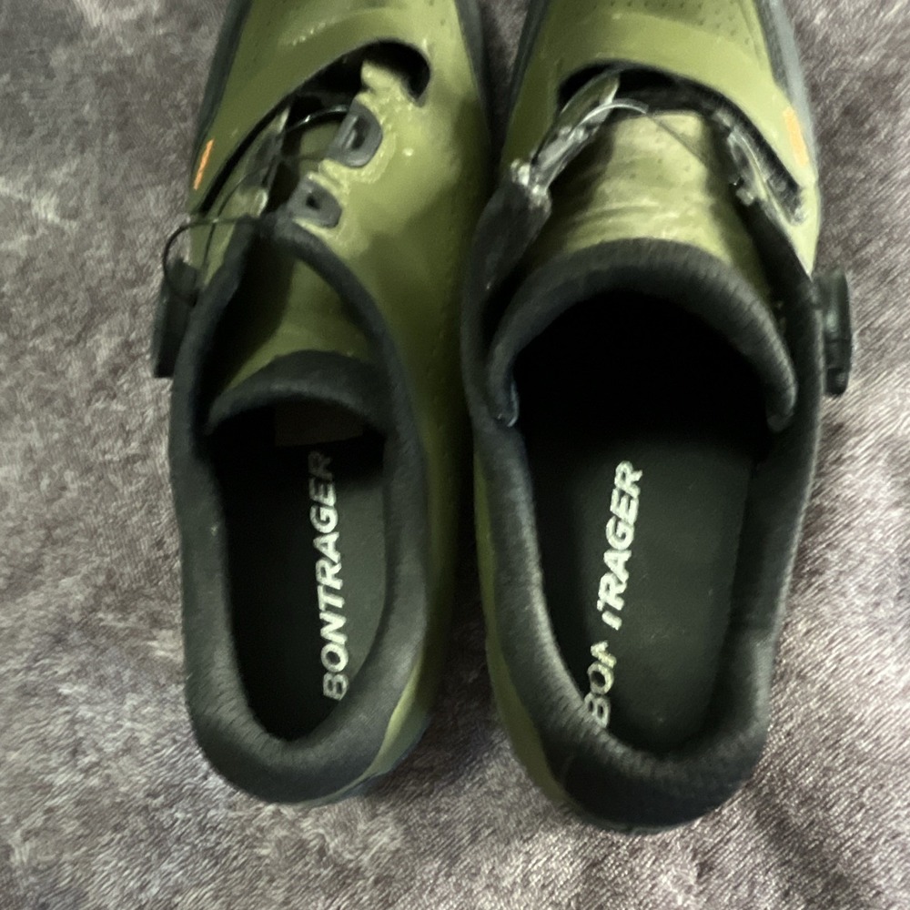 Bontrager Foray Mountain Cycling Shoes BOA Dial 2-Bolt Cleat Green/Black Sz 10 - Picture 6 of 6